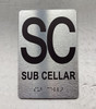 FLOOR SC SUB CELLAR Safety Sign