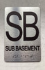 FLOOR SB SUB BASEMENT Braille Sign