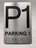 FLOOR P1 - PARKING 1 Braille Sign