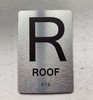 FLOOR R ROOF Ada Sign