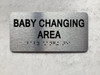 BABY CHANGING AREA Safety Sign