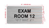 EXAM ROOM 12 Hpd Sign