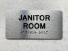 JANITOR ROOM Ada Sign