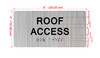 ROOF ACCESS Hpd Sign