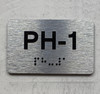 APT# PH-1 SILVER Ada Sign