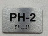 APT# PH-2 SILVER Safety Sign