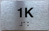 APT# 1K SILVER Sign