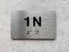 APT# 1N SILVER Safety Sign