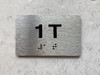 APT# 1T SILVER Safety Sign