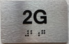 APT# 2G SILVER Sign