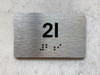 APT# 2I SILVER Safety Sign