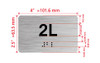 APT# 2L SILVER Hpd Sign