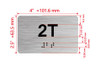 APT# 2T SILVER Hpd Sign