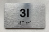 APT# 3I SILVER Ada Sign