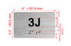APT# 3J SILVER Hpd Sign