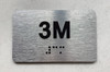 APT# 3M SILVER Ada Sign