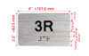 APT# 3R SILVER Hpd Sign