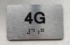 APT# 4G SILVER Safety Sign
