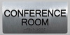 Conference Room Sign  -Tactile Touch Braille Sign - The Sensation line -Tactile Signs Ada sign