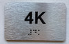 APT# 4K SILVER Ada Sign