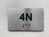 APT# 4N SILVER Safety Sign