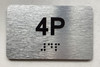 APT# 4P SILVER Compliance Sign