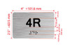 APT# 4R SILVER Hpd Sign