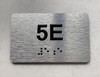APT# 5E SILVER Ada Sign