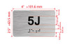 APT# 5J SILVER Hpd Sign