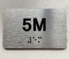 APT# 5M SILVER Safety Sign