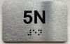 APT# 5N SILVER Sign