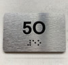 APT# 5O SILVER Compliance Sign