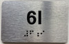 APT# 6I SILVER Sign