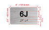 APT# 6J SILVER Hpd Sign