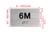 APT# 6M SILVER Hpd Sign