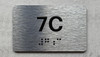 APT# 7C SILVER Ada Sign