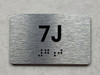 APT# 7J SILVER Ada Sign