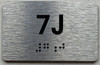 APT# 7J SILVER Sign