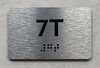 APT# 7T SILVER Ada Sign