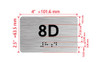 APT# 8D SILVER Hpd Sign