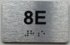 APT# 8E SILVER Sign