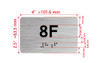 APT# 8F SILVER Hpd Sign