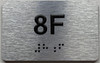 APT# 8F SILVER Sign