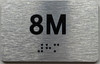 APT# 8M SILVER Sign