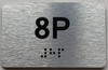APT# 8P SILVER Compliance Sign