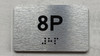 APT# 8P SILVER Ada Sign