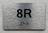 APT# 8R SILVER Hpd Sign