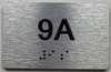 APT# 9A SILVER Sign
