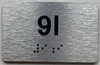 APT# 9I SILVER Sign