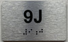 APT# 9J SILVER Sign